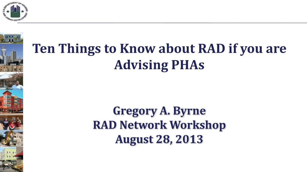 ten things to know about rad if you are advising