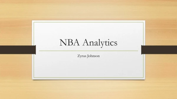 NBA Analytics