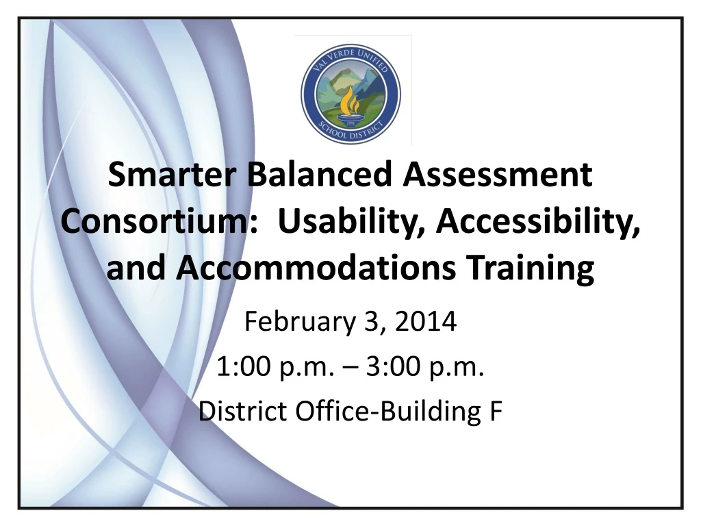 smarter balanced assessment consortium usability accessibility and accommodations training