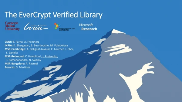 The EverCrypt Verified Library