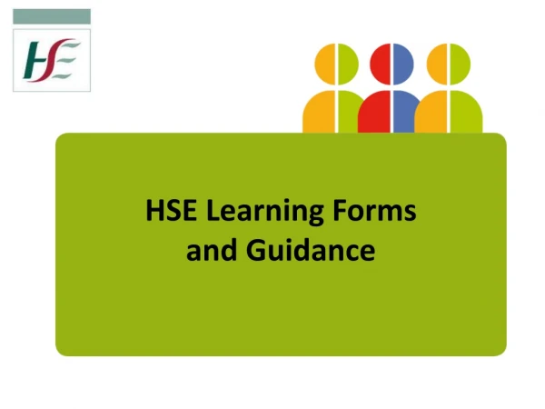 HSE Learning Forms and Guidance