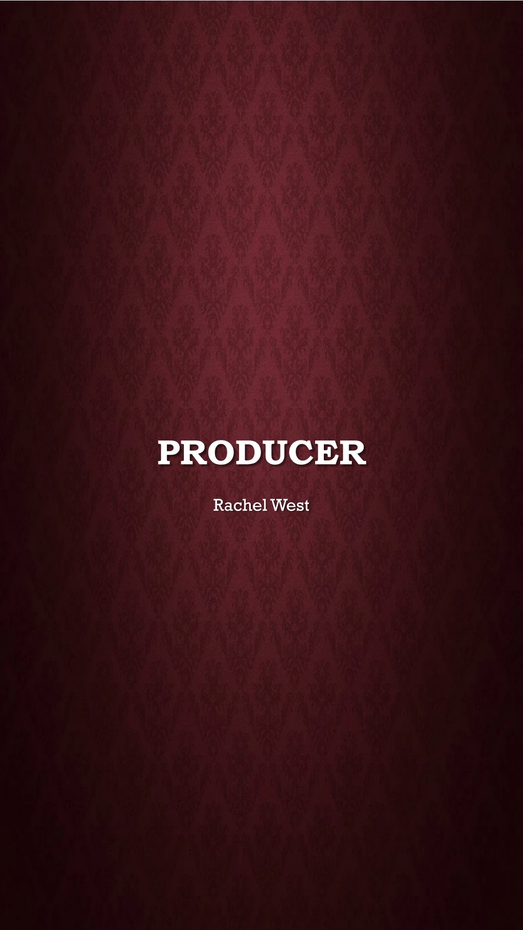 producer