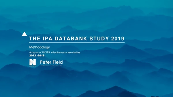 THE IPA DATABANK STUDY 2019