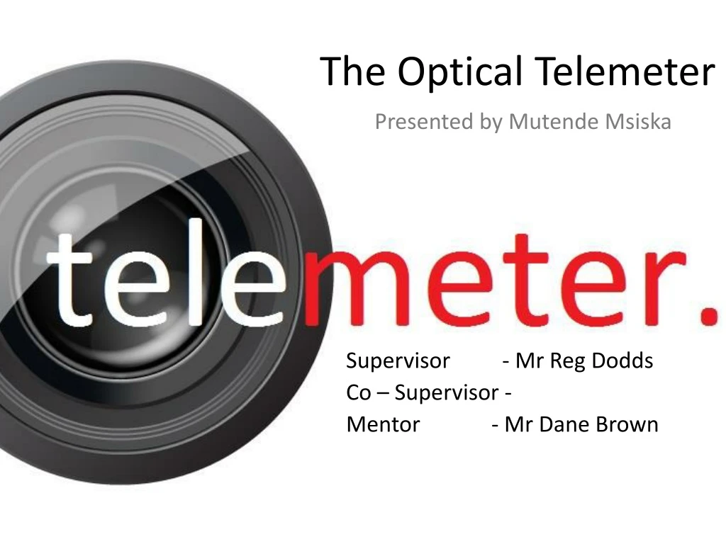 the optical telemeter