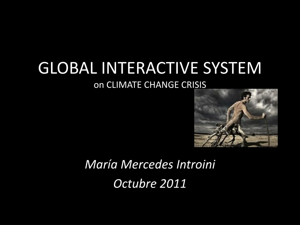 global interactive system on climate change crisis