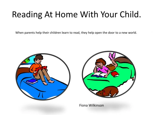 Reading At Home With Your Child.