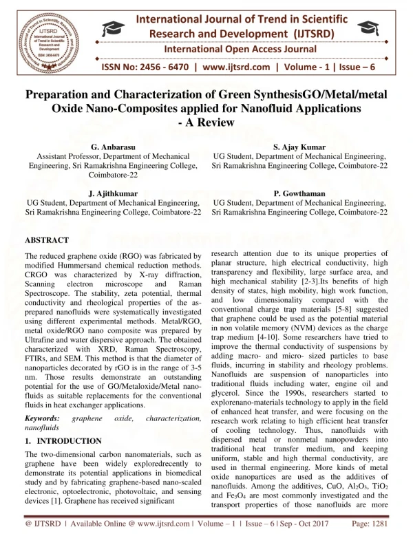 international journal of trend in scientific