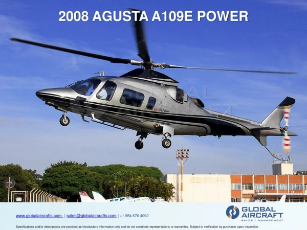 2008 AGUSTA a109e power