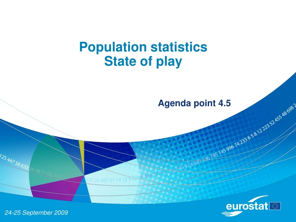 population statistics state of play