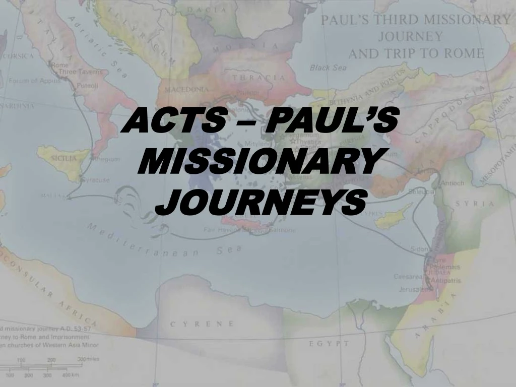 acts paul s missionary journeys