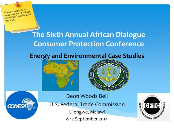 The Sixth Annual African Dialogue Consumer Protection Conference