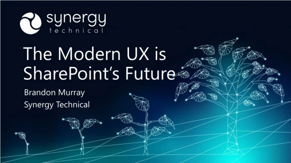 The Modern UX is SharePoint’s Future