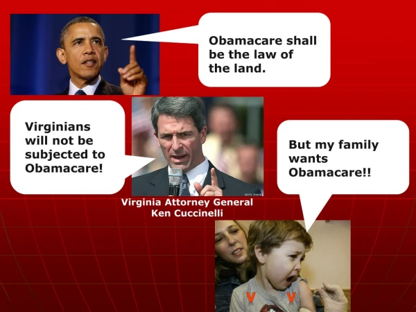 Obamacare shall be the law of the land.