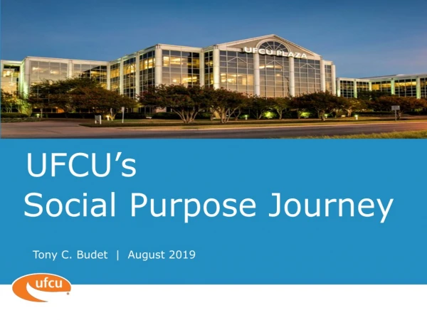 UFCU’s Social Purpose Journey