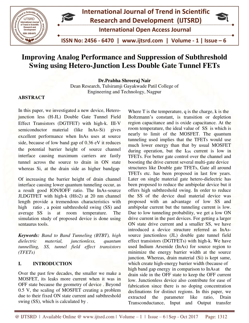 international journal of trend in scientific