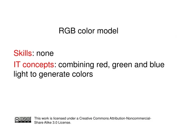 RGB color model