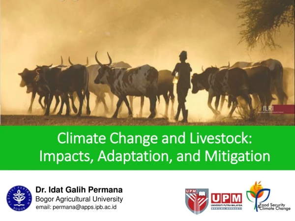 Climate Change and Livestock: Impacts, Adaptation, and Mitigation