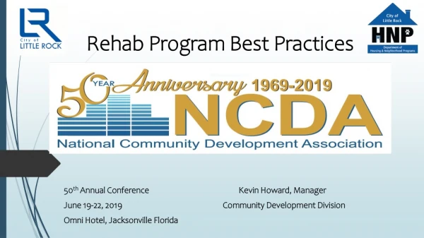 Rehab Program Best Practices