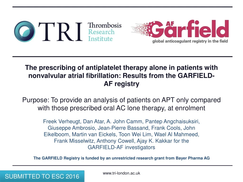 the prescribing of antiplatelet therapy alone