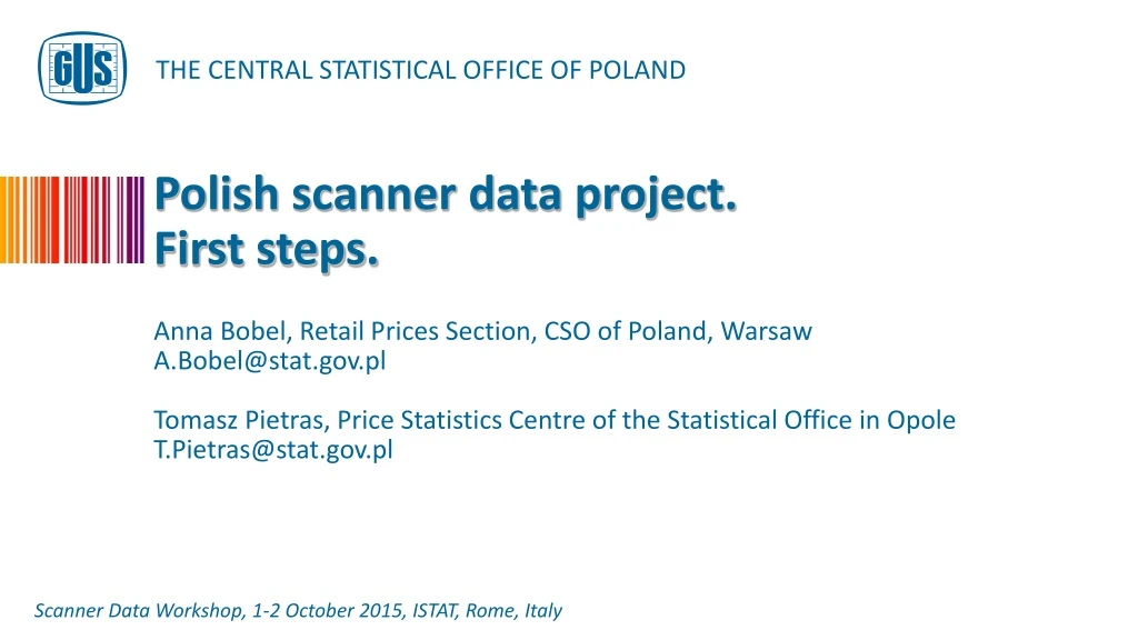 polish scanner data project first steps