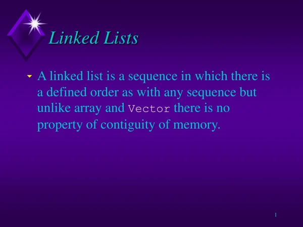 Linked Lists