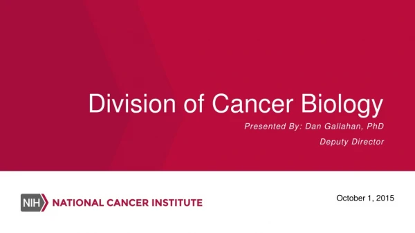 Division of Cancer Biology