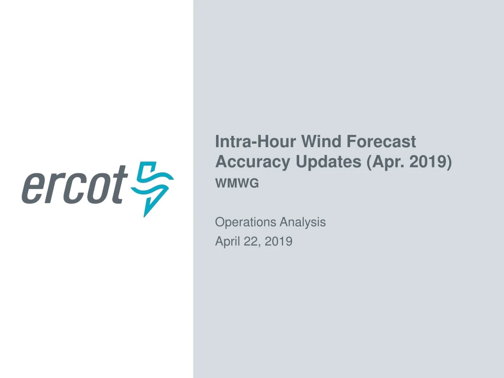 intra hour wind forecast accuracy updates