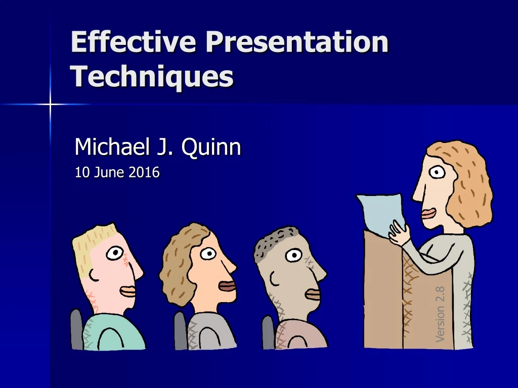 effective presentation techniques