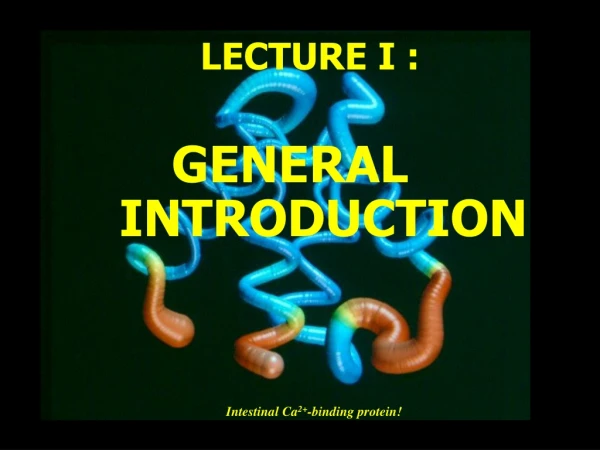 GENERAL INTRODUCTION