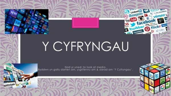 Y Cyfryngau