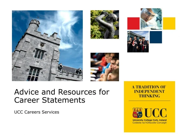 Advice and Resources for Career Statements