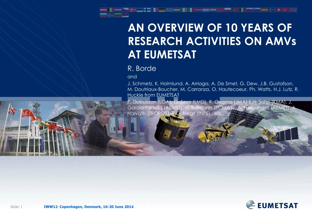 an overview of 10 years of research activities on amvs at eumetsat