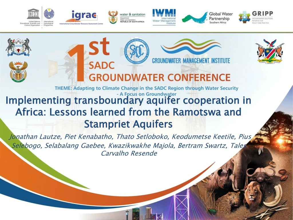 implementing transboundary aquifer cooperation