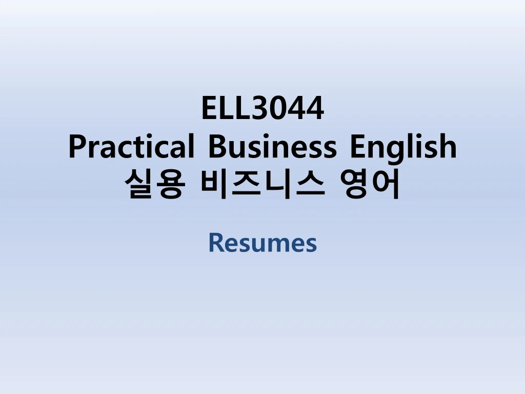 ell3044 practical business english