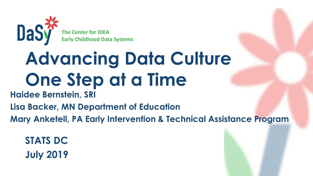 advancing data culture one step at a time