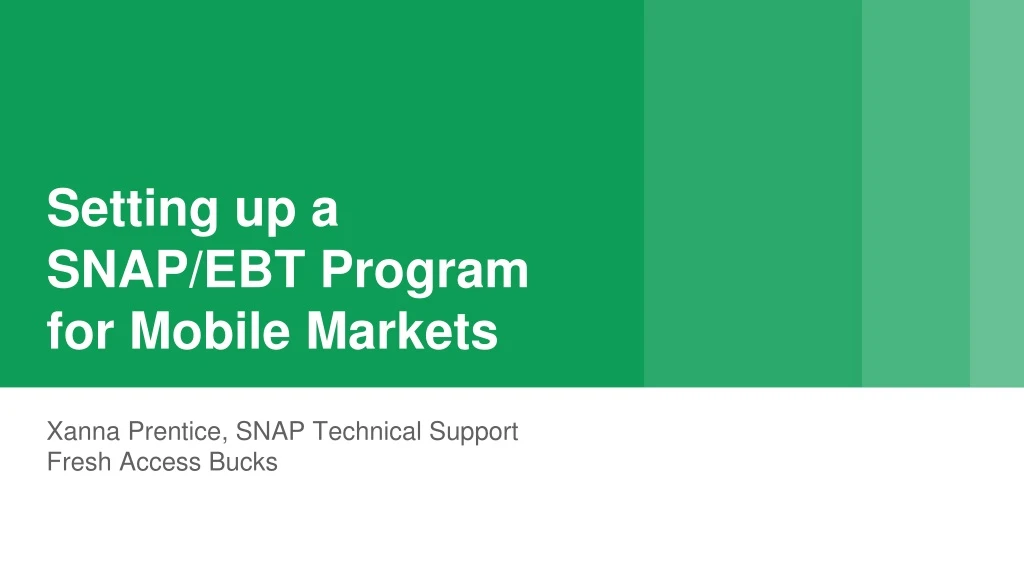 setting up a snap ebt program for mobile markets