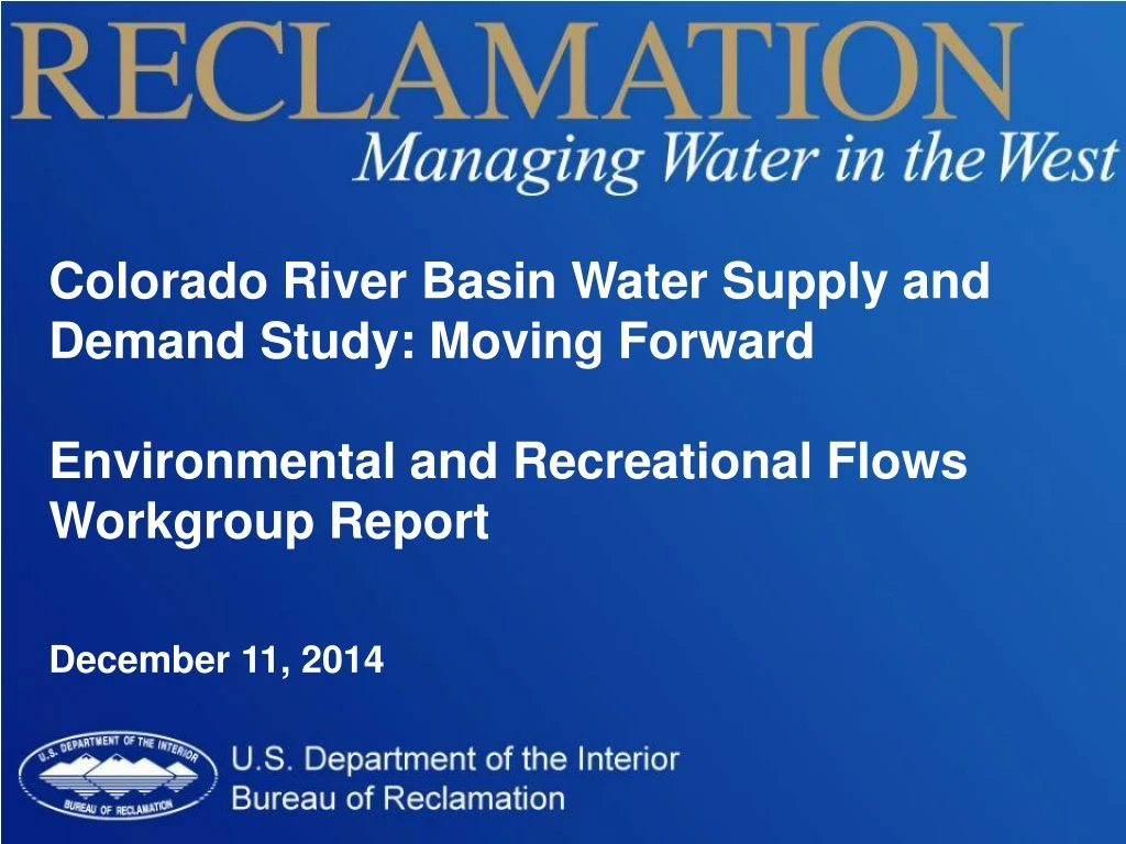 colorado river basin water supply and demand
