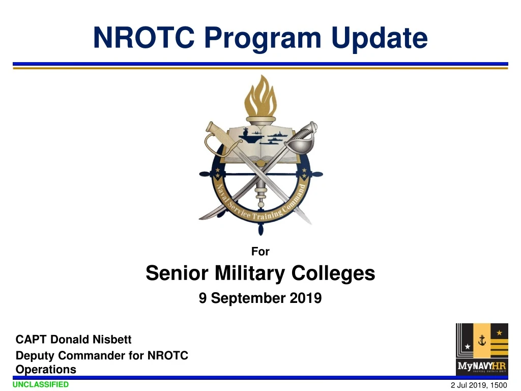 nrotc program update