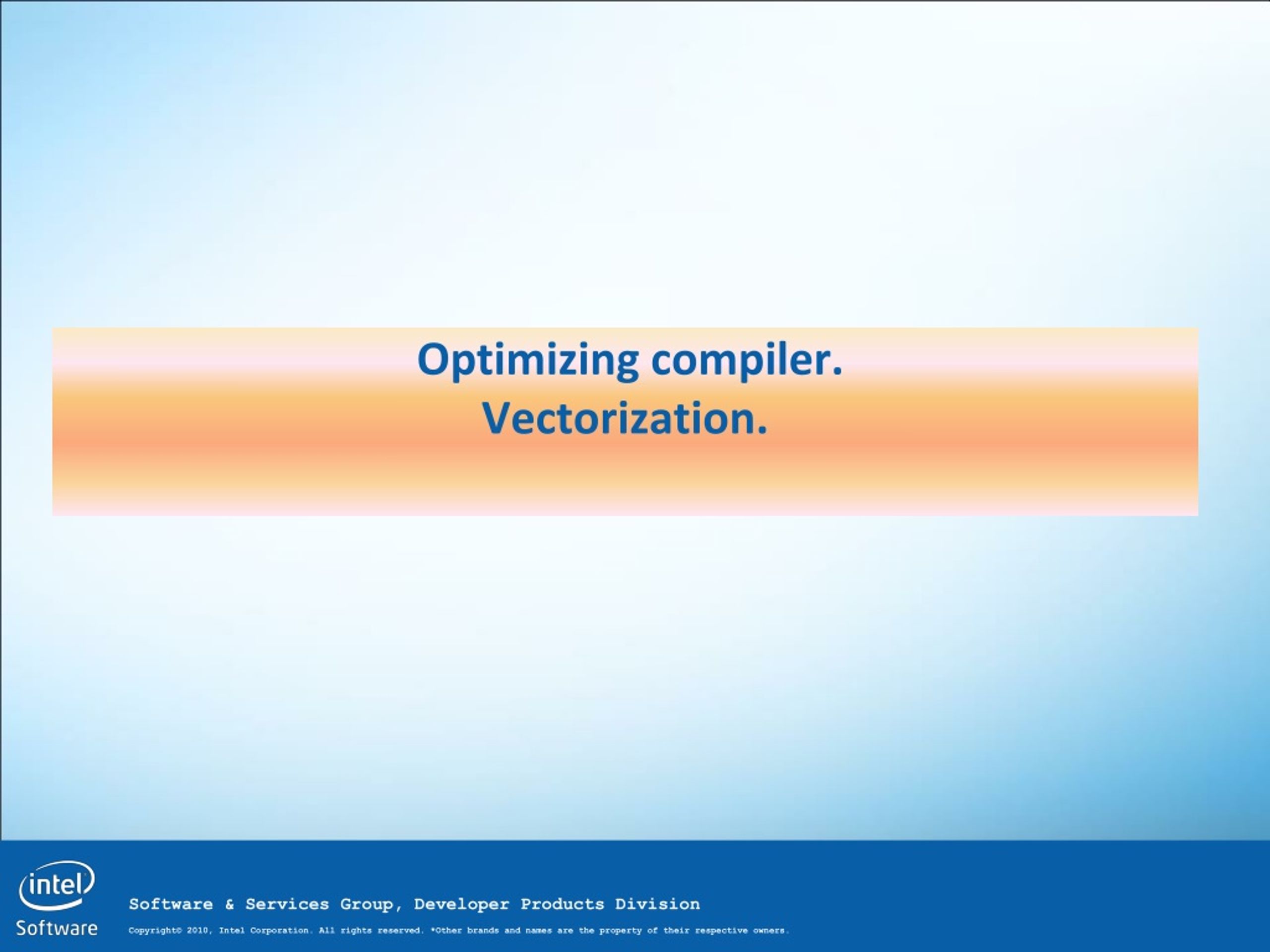 ppt - optimizing compiler. vectorization . powerpoint... PPT - Optimizing compiler. Vectorization . PowerPoint Presentation ...