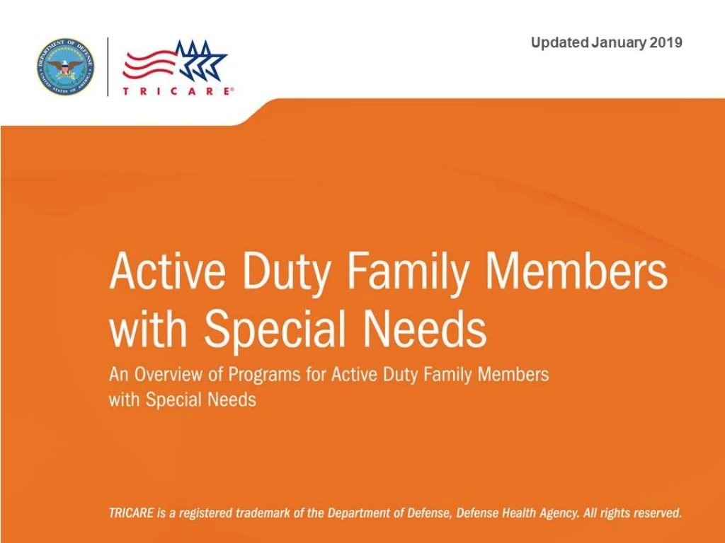 active duty family members with special needs