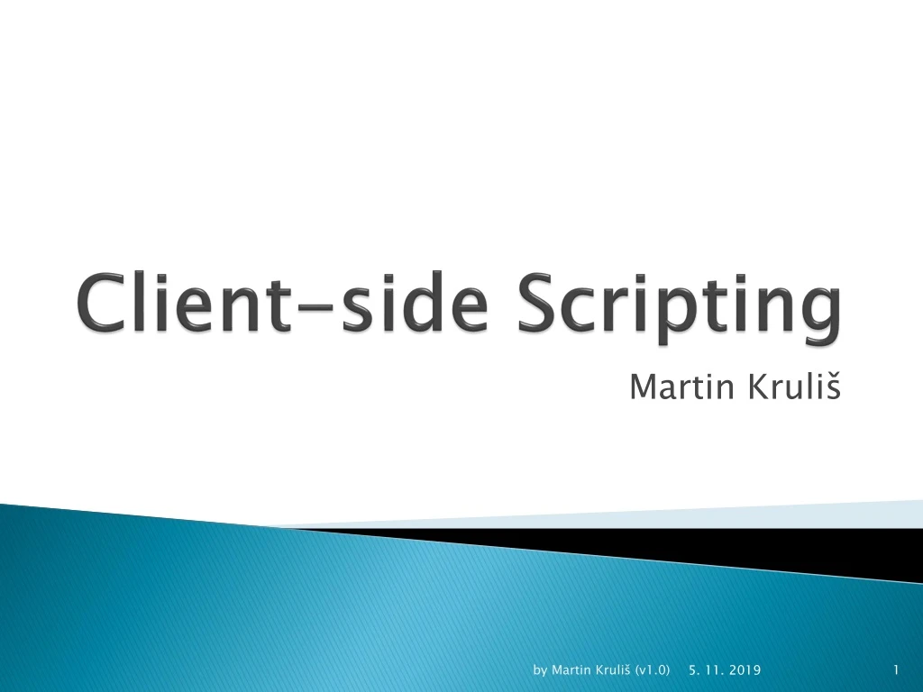 client side scripting