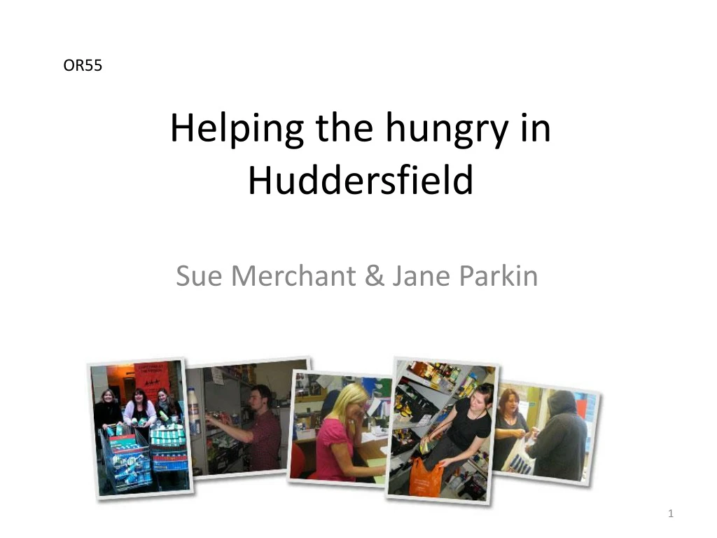 helping the hungry in huddersfield