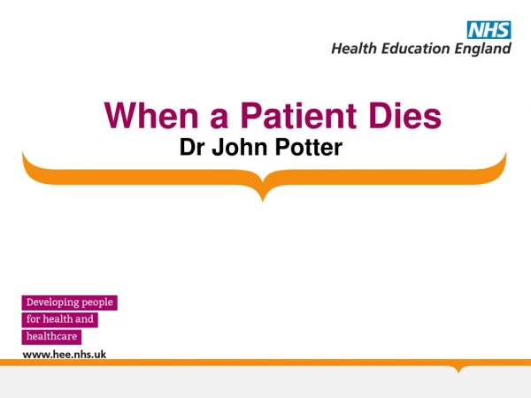 When a Patient Dies