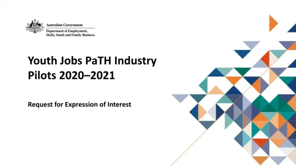 Youth Jobs PaTH Industry Pilots 2020–2021