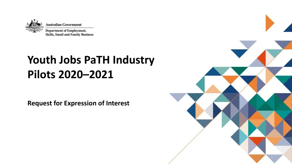 youth jobs path industry pilots 2020 2021