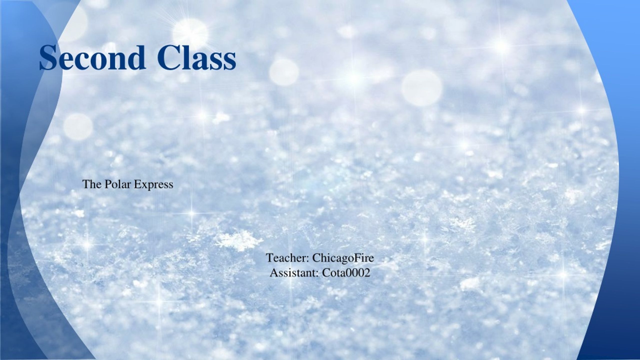 Journey on the Polar Express - slide 1