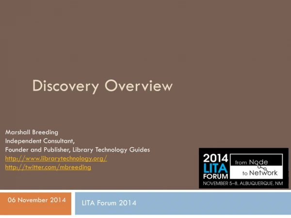 Discovery Overview