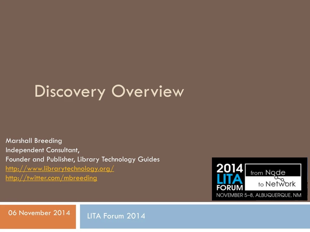 discovery overview