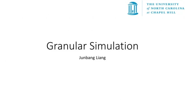 Granular Simulation