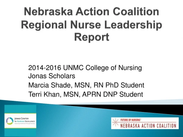 Nebraska Action Coalition Regional Nurse Leadership Report